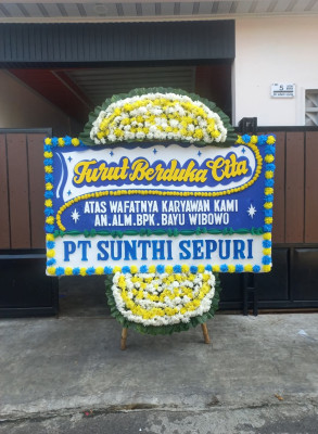 Papan Bunga Duka di Aek Muara Pinang