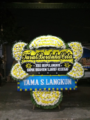 Papan Bunga Duka di Aek Muara Pinang